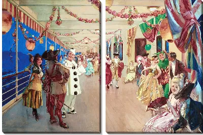 Картина Маскарад на корабле