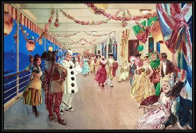 Картина Маскарад на корабле