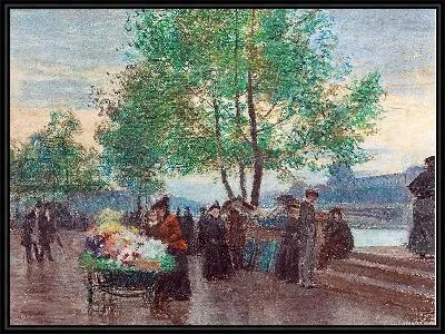 Картина Маршан-о-Борд-де-ля-Сен, Париж