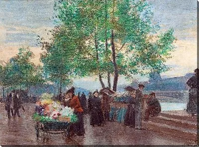 Картина Маршан-о-Борд-де-ля-Сен, Париж