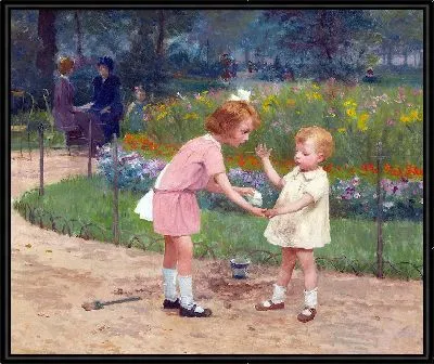 Картина Люксембургский сад