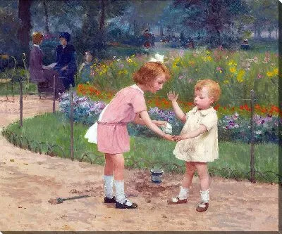 Картина Люксембургский сад