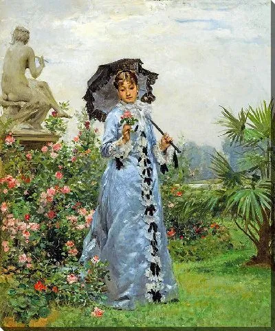 Картина Элегантный в розовом цвете (1879)