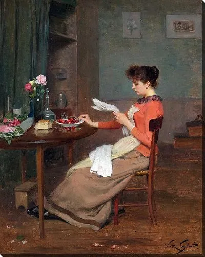 Картина Чтение новостей