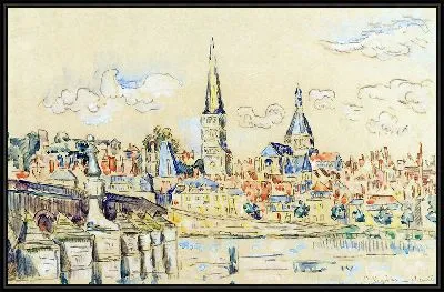 Картина Ла Шарите-Сюр-Луар (около 1925 г.)