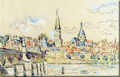 Картина Ла Шарите-Сюр-Луар (около 1925 г.)