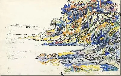 Картина Каланк в Сен-Тропе (1906 г.)