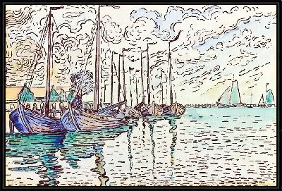 Картина Волендам, Барк де Пеш (1896)