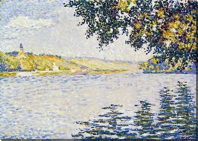 Картина Вид на Сену в Эрбле (1889 г.)