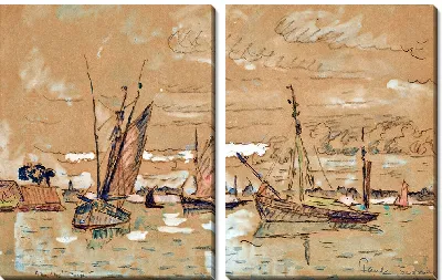 Картина Бато в Онфлере (1922)
