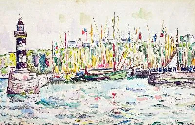 Картина Гроа, маяк (1923)