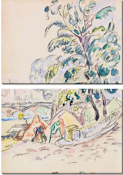 Картина Паризер Сена (1927)