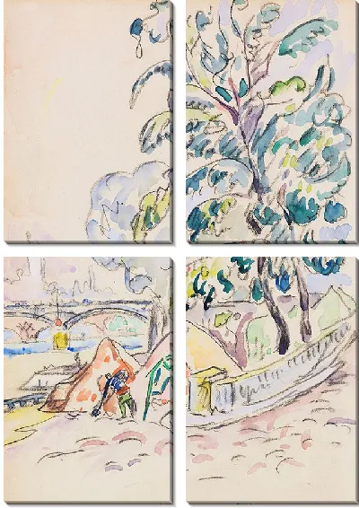 Картина Паризер Сена (1927)