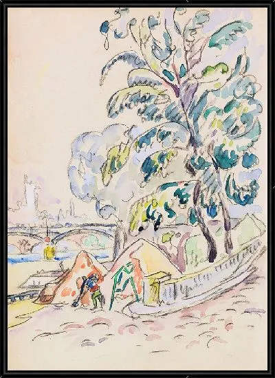 Картина Паризер Сена (1927)
