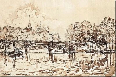 Картина Париж. Проход искусства