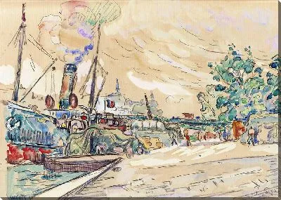 Картина Париж, Сена-о-Пон-де-Сен-Пер