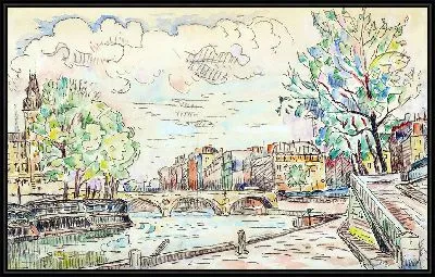 Картина Париж, Мост Луи Филиппа