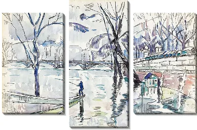Картина Париж, Мост Искусств (около 1933 г.)