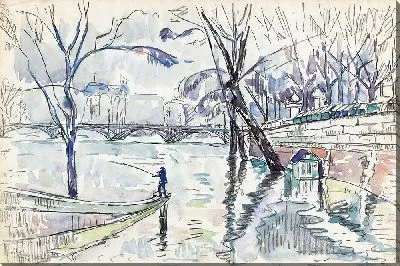 Картина Париж, Мост Искусств (около 1933 г.)