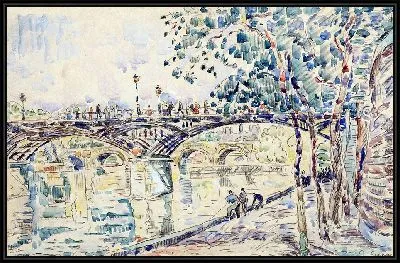 Картина Париж, Мост Искусств (около 1925 г.)