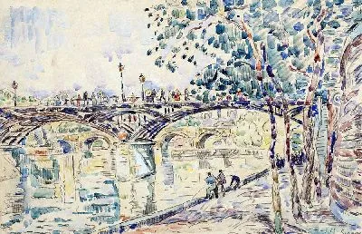 Картина Париж, Мост Искусств (около 1925 г.)