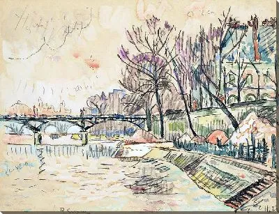 Картина Париж, Мост Искусств (1927)