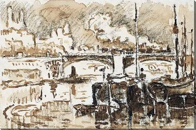 Картина Париж, мост Гренель (1900)