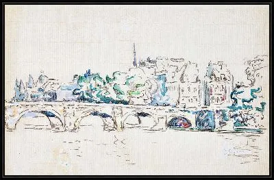 Картина Париж, Ле-Пон-Нёф (около 1925 г.)