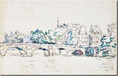 Картина Париж, Ле-Пон-Нёф (около 1925 г.)