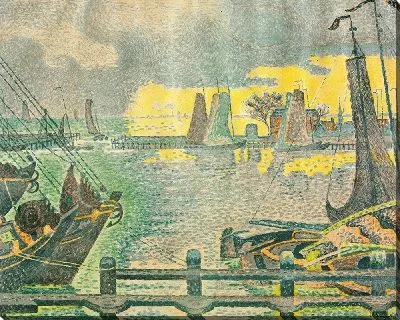 Картина Лодки во Флашинге (1895)