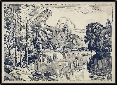 Картина Лес Андели летним утром (1923)