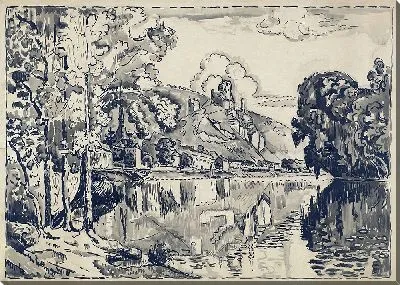 Картина Лес Андели летним утром (1923)