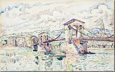 Картина Ле-Пон-де-Бур-Сен-Андеоль (около 1926 г.)