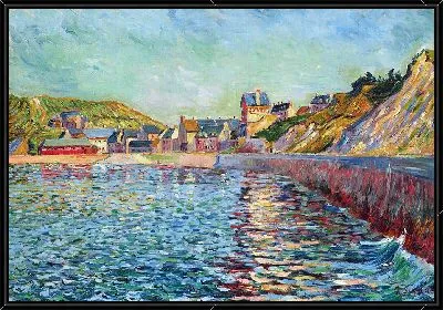 Картина Порт-ан-Бессен, Л'Аван-Пор (1884 г.)