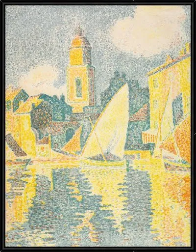 Картина Сен-Тропе, Порт (1897–98)