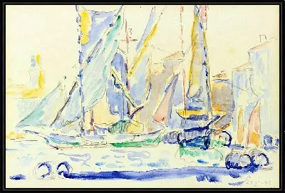 Картина Сен-Тропе, Тартан о Порт (1905)