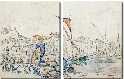 Картина Сен-Тропе, Ле-Пор (около 1905 г.)