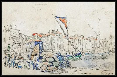 Картина Сен-Тропе, Ле-Пор (около 1905 г.)