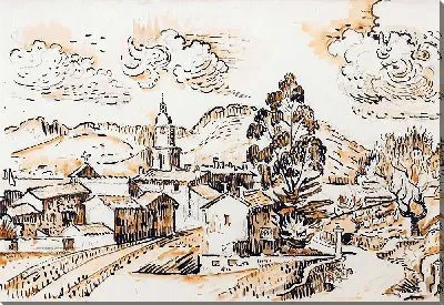 Картина Сен-Тропе, Ле Клоше (1910)