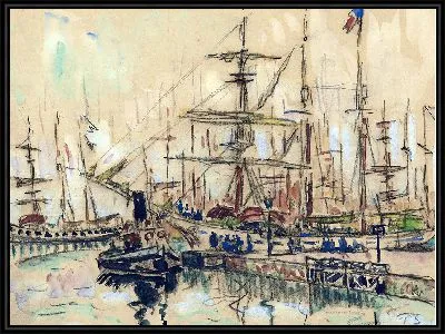 Картина Сен-Мало. Лес терренёвас