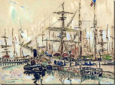 Картина Сен-Мало. Лес терренёвас