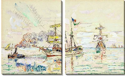 Картина Сен-Мало. Лес Терренёвас (1928)