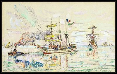 Картина Сен-Мало. Лес Терренёвас (1928)