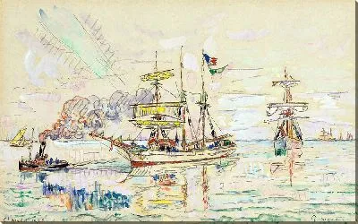 Картина Сен-Мало. Лес Терренёвас (1928)