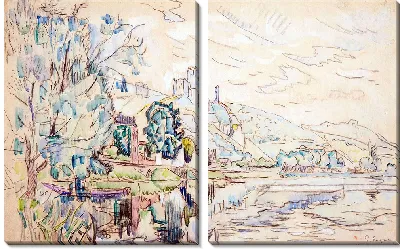 Картина Пти Андели, Шато Гайяр (1923)