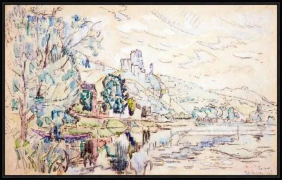 Картина Пти Андели, Шато Гайяр (1923)