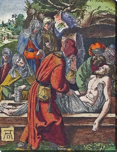 Картина Снятие с должности, из небольшой гравюры на дереве «Страсти»