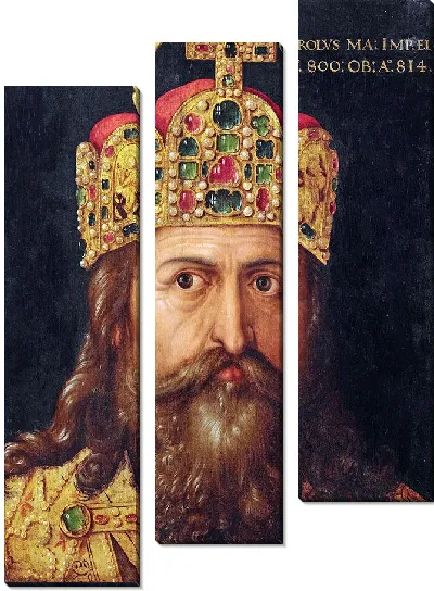 Картина Идеальный портрет императора Карла Великого