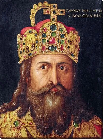 Картина Идеальный портрет императора Карла Великого