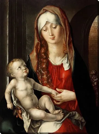 Картина Мадонна с младенцем (Мадонна покровительства)